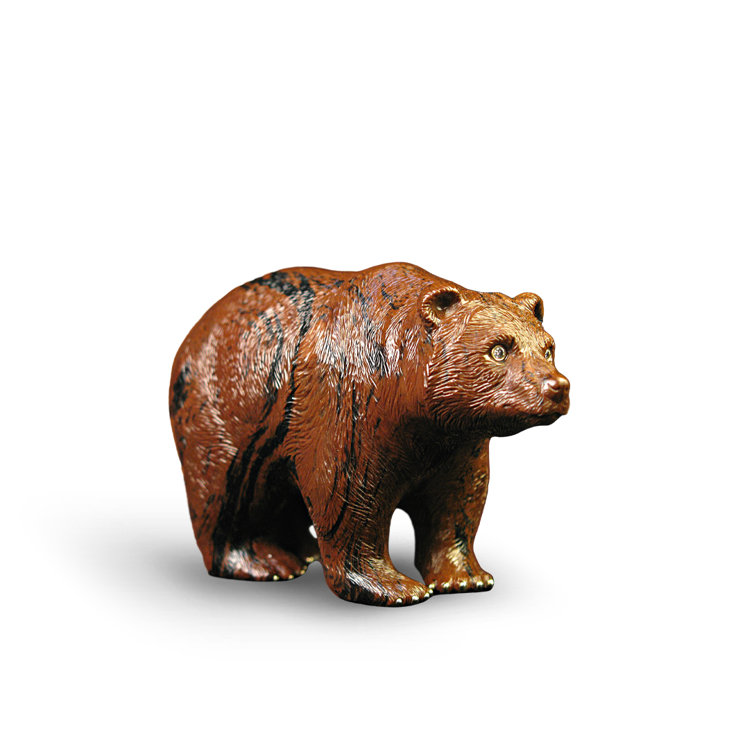 Камнерезная композиция «Медведь малый»