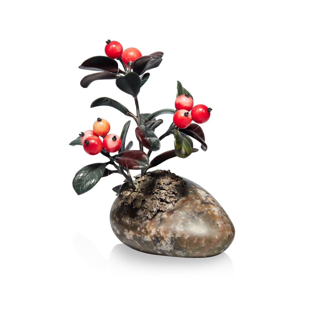 Камнерезная композиция "Капельки бессмертия"