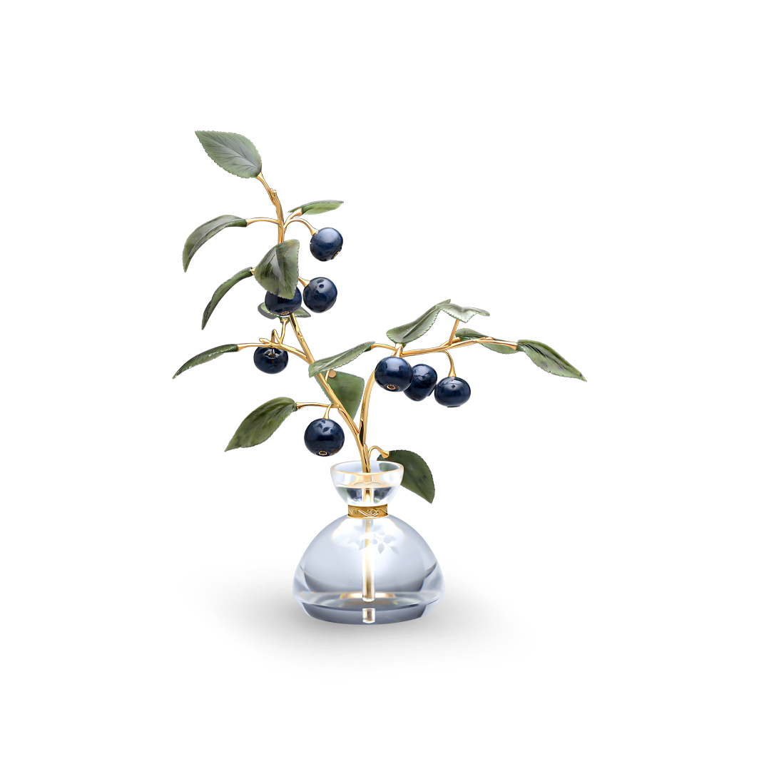 Камнерезная композиция "Черника"