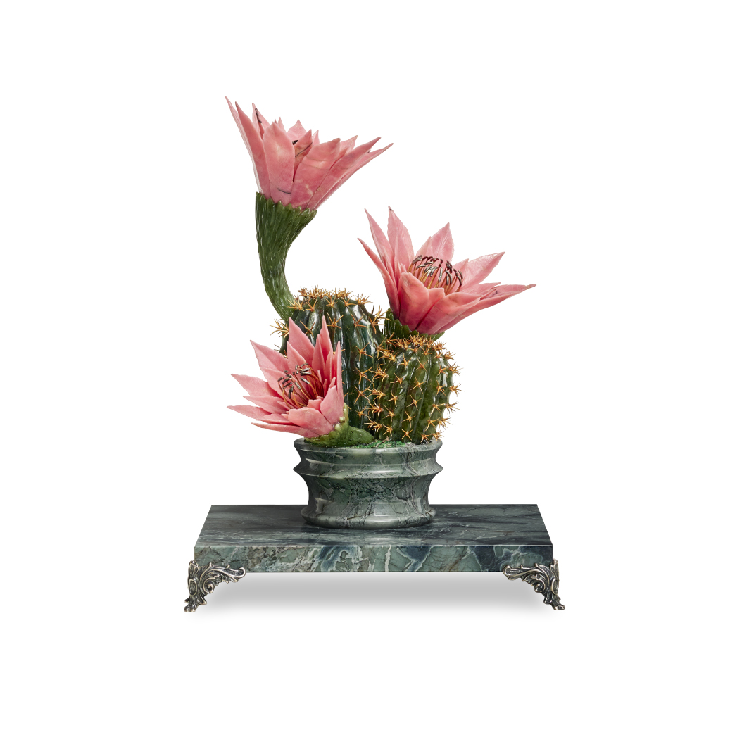 Камнерезная композиция "Кактус"