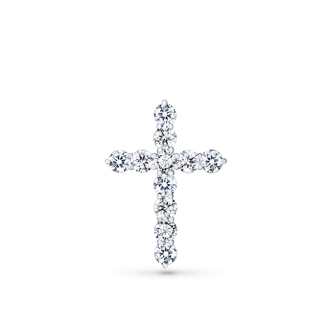 Подвеска с бриллиантами «Крест»