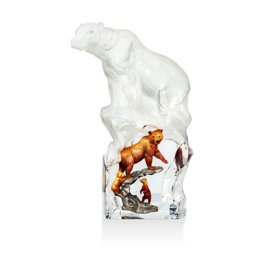 Камнерезная композиция "Бурые Медведи'