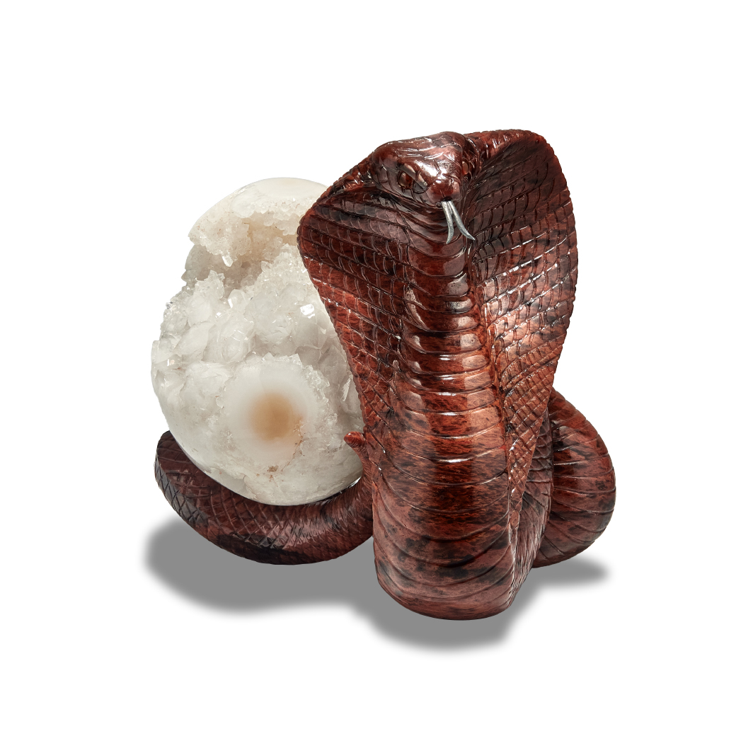 Камнерезная композиция "Змея"