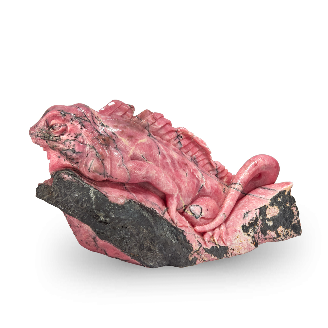 Камнерезная композиция "Игуана"