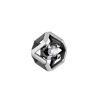 Подвеска с бриллиантом