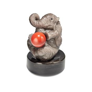 Камнерезная композиция «Слоник»