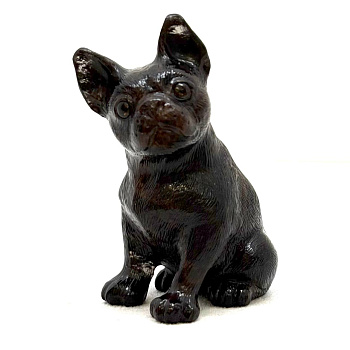 Камнерезная композиция "Французский бульдог"