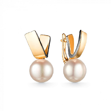 Серьги с жемчуг культив 22250A1 