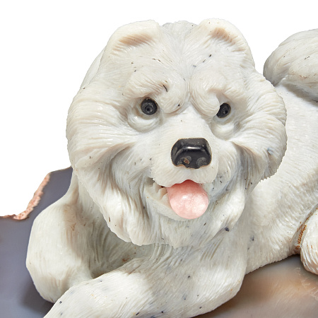 Камнерезная композиция 179О001-00 "Собака"