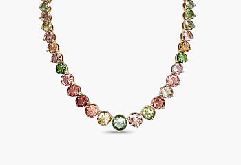 Колье с турмалинами и бриллиантами