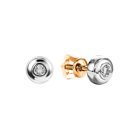 Серьги с бриллиантами Зс-462/1-882