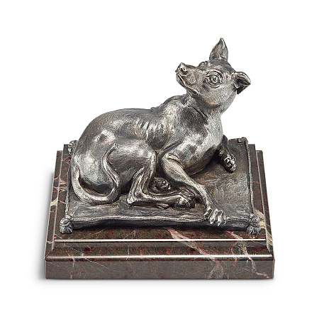 Камнерезная композиция 179О001-00 "Левретка"