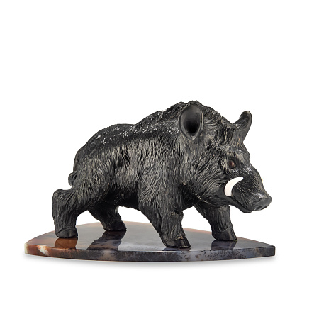 Камнерезная композиция 179О001-00 "Кабан"