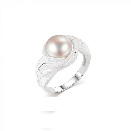 Кольцо c жемчуг культив, эмаль 92136П002-5395