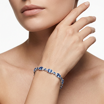 Браслет с Сапфирами и бриллиантами