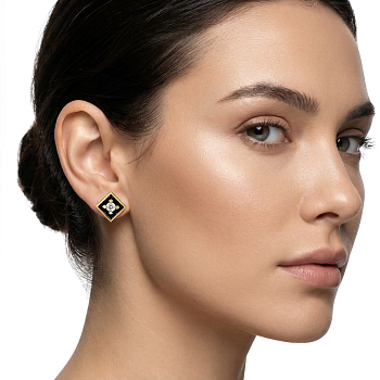 Серьги с бриллиантами 