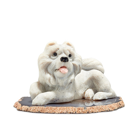 Камнерезная композиция 179О001-00 "Собака"