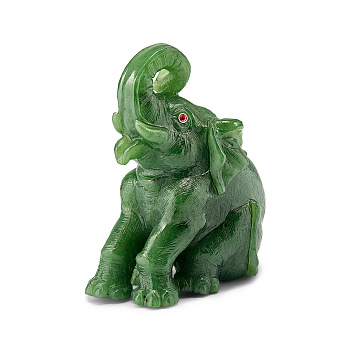 Камнерезная композиция  "Нефритовый Слоник"