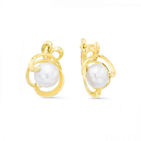 Серьги с жемчуг культив 32374Y1 