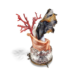 Камнерезная композиция "Рыбка Морская"