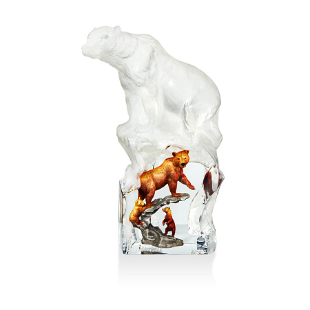 Камнерезная композиция 17000О002 - 50 "Бурые Медведи"