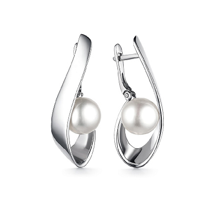 Серьги c жемчуг культив 92236П005-95