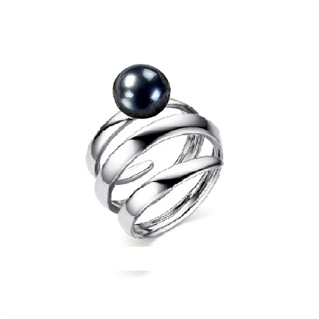 Кольцо c жемчуг культив 92136П002-95