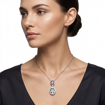 Колье с турмалинами и бриллиантами