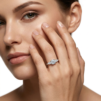 Кольцо с бриллиантами